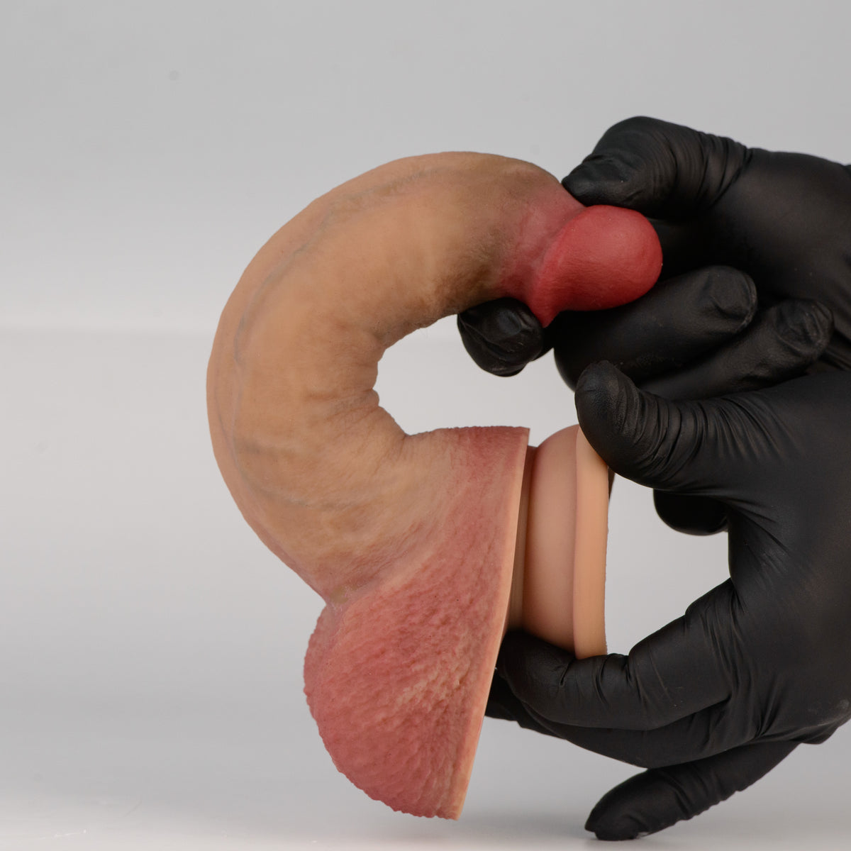 The Christian | Hand-Painted Silicone Dildo with Velvet Shield Coating