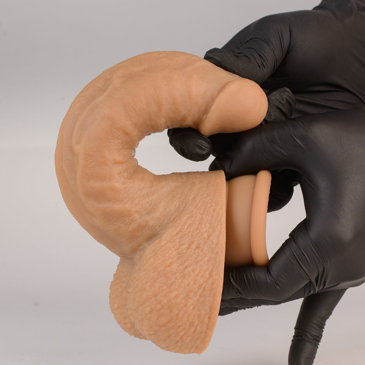 The Christian | Nude Raw Silicone Deep-Reach Dual-Density Dildo