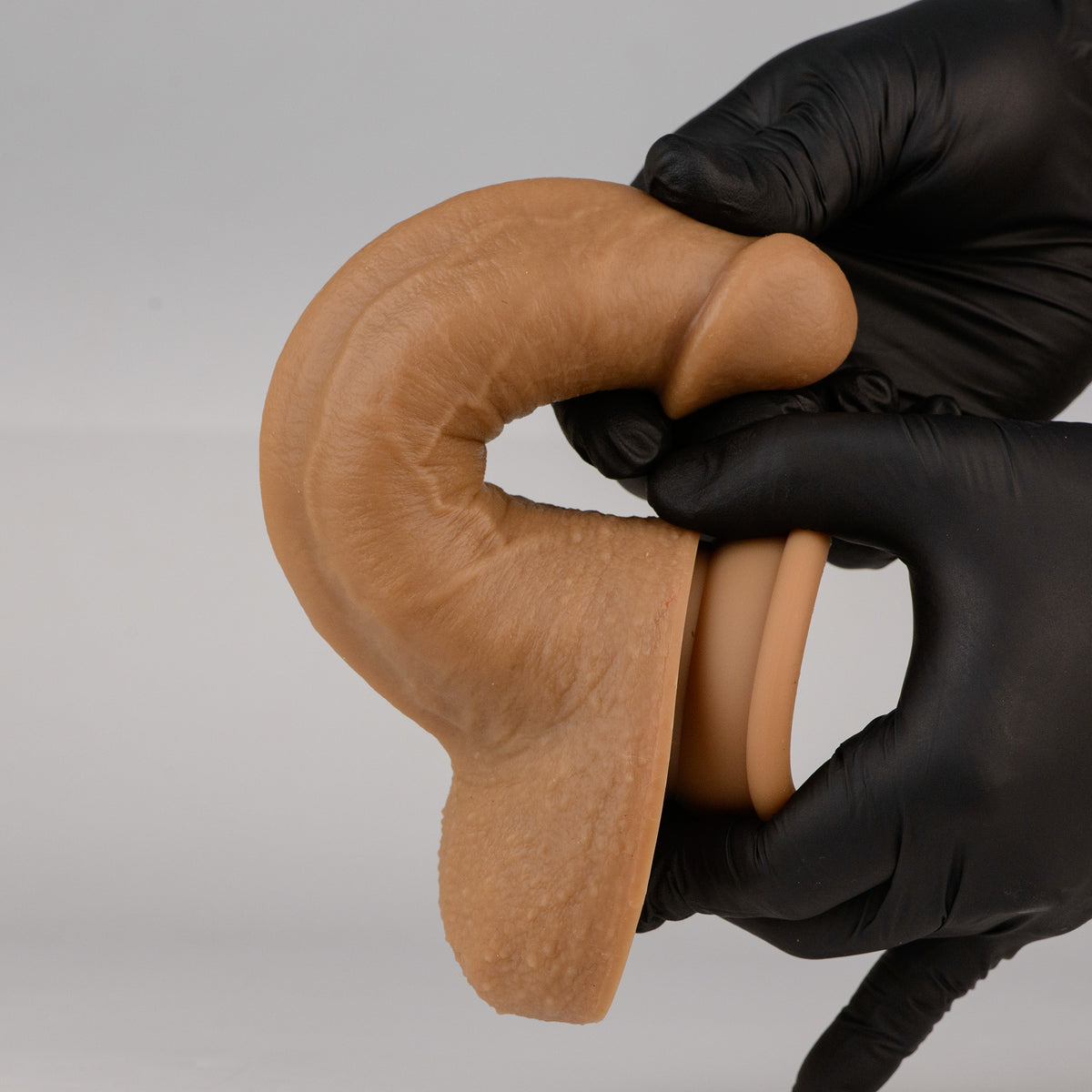 The Gabriel | Nude Raw Silicone Gentle Dual-Density Dildo