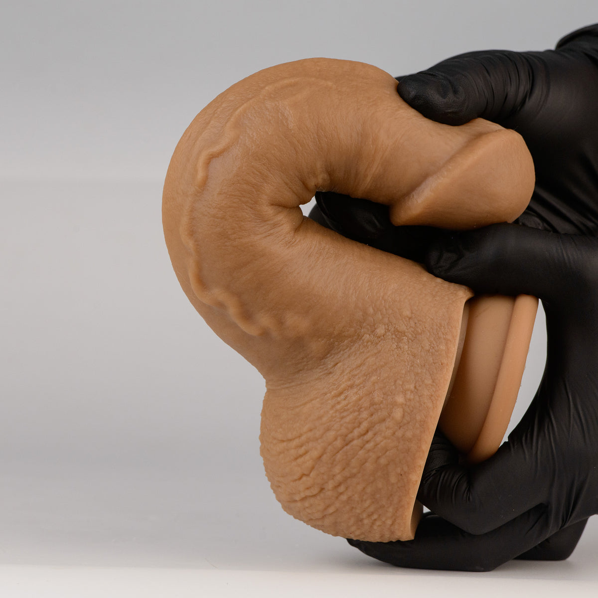 The Marcus | Nude Raw Silicone Heavy-Girth Dual-Density Dildo